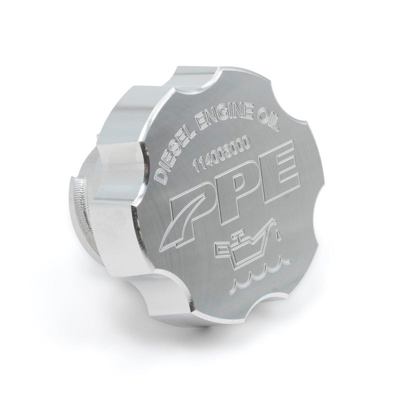 Pacific Performance Engineering PPE BILLET ALUMINUM ENGINE OIL FILLER CAP 114003000 (FITS 2001 2002 2003 2004 2005 2006 2007 2008 2009 2010 2011 2012 2013 2014 2015 2016 2017 2018 GM GMC DURAMAX 6.6L) - Image 2